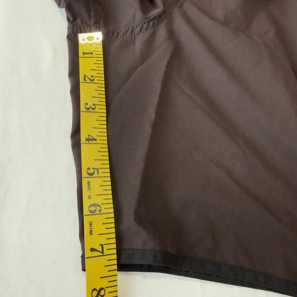 Vuori Brown Hybrid Shorts Swim Gym Outdoor Activewear Performance Men’s Size S